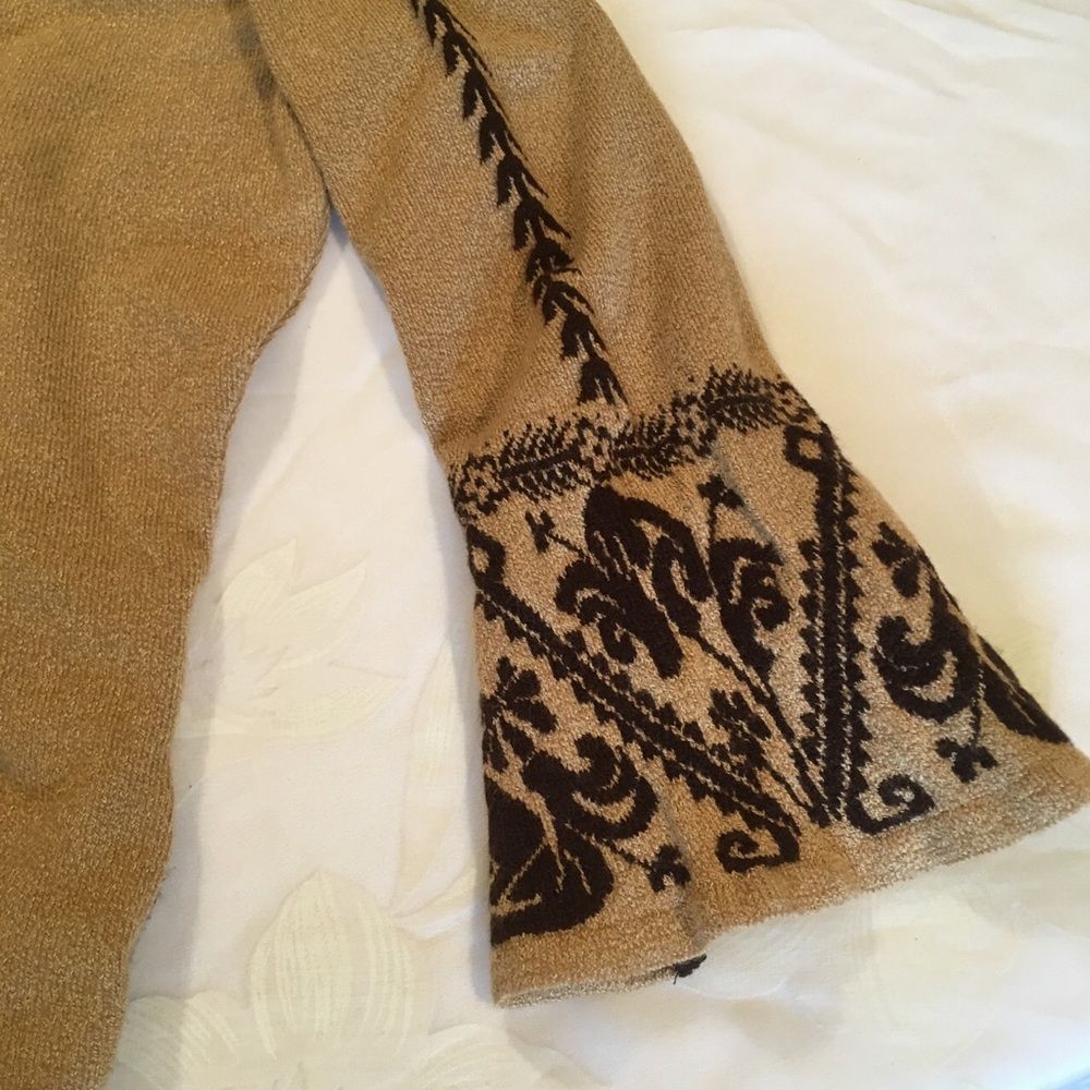 Bette Page Caramel Sweater With Brown Stit… - Picture 7 of 9